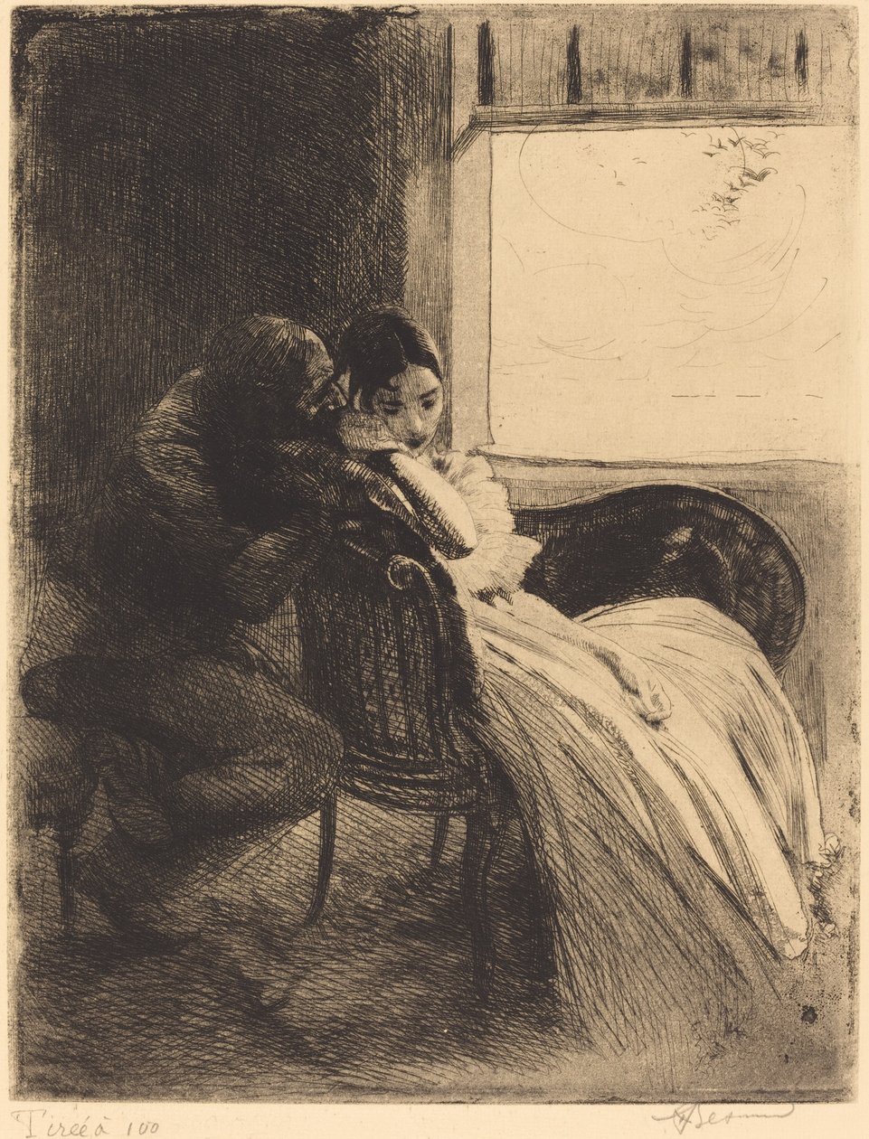 Flört av Albert Besnard