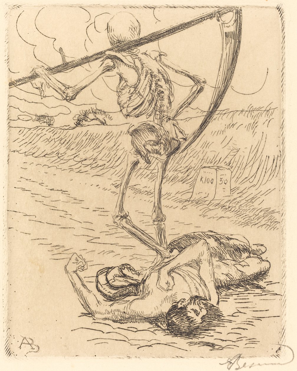 Likgiltig (Indifferent) av Albert Besnard