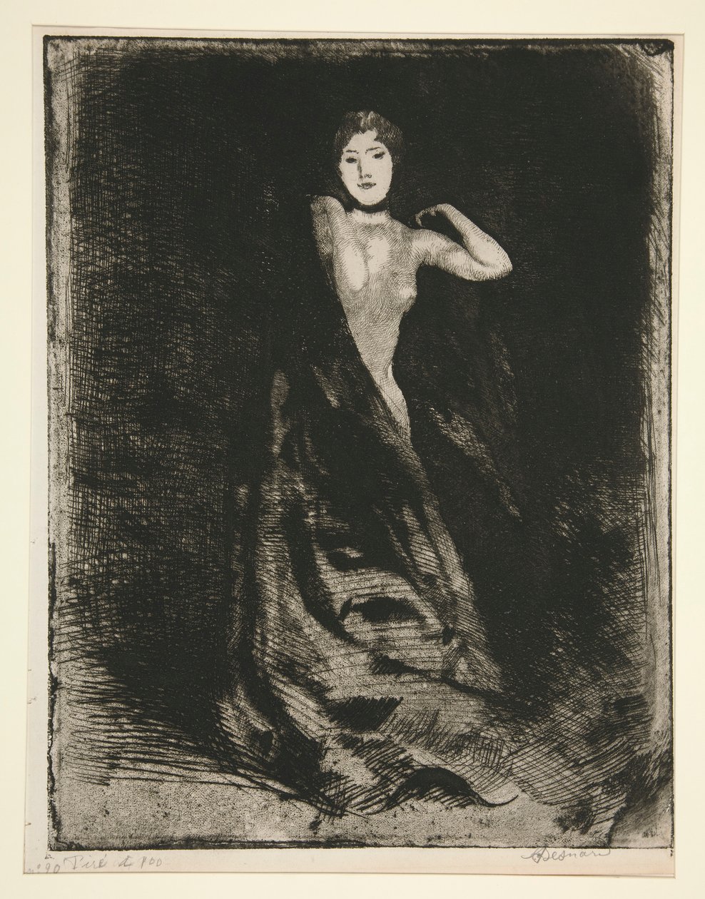 The Woman (Frontispiece) av Albert Besnard