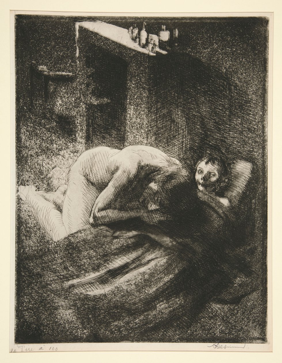 La Mis?re (eller L av Albert Besnard