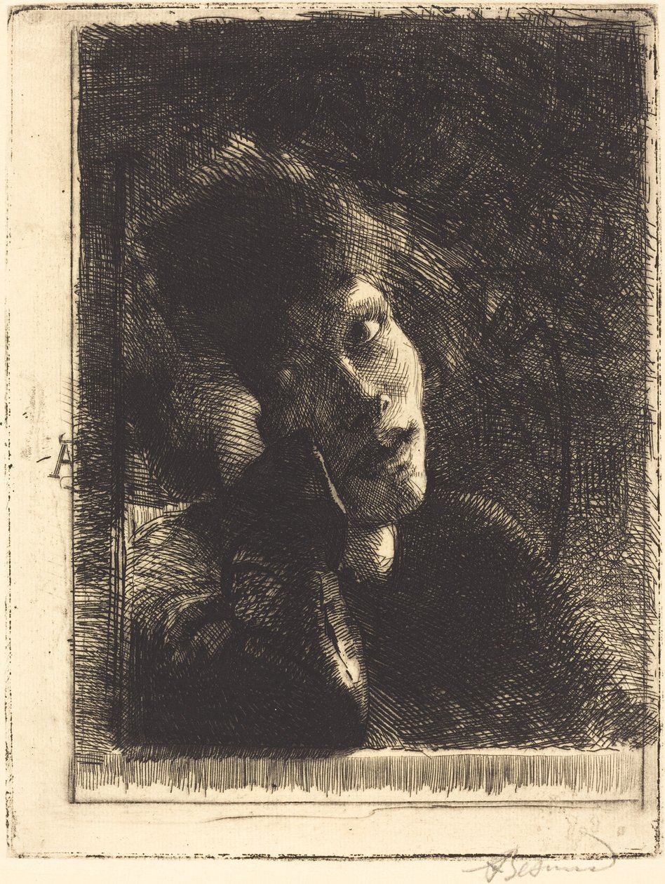 Den lutande musen av Albert Besnard