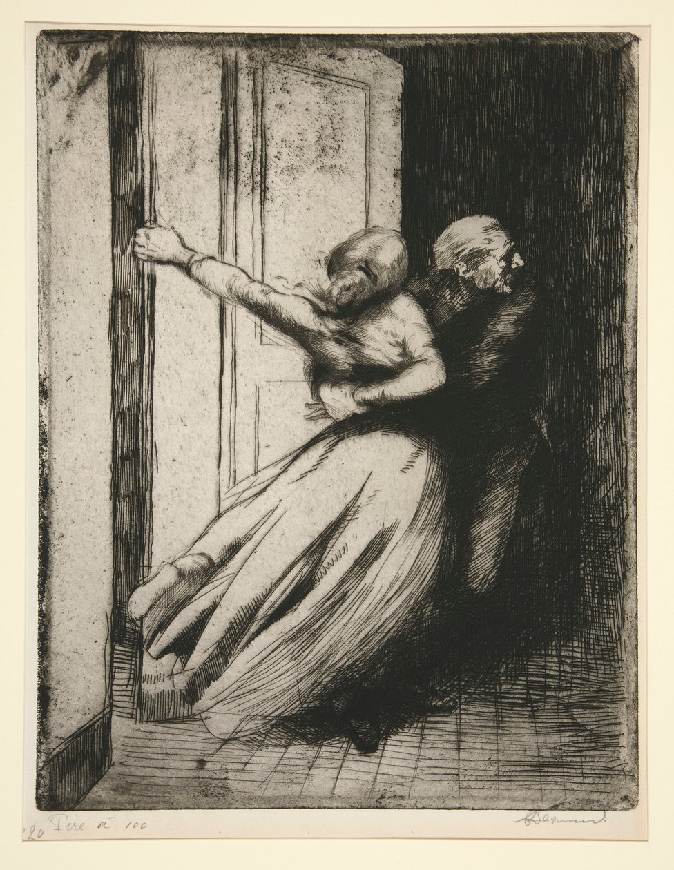 Våldtäkt (våldtäkt) av Albert Besnard
