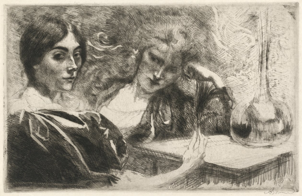 Morfinmissbrukare (Morphinomanes) av Albert Besnard