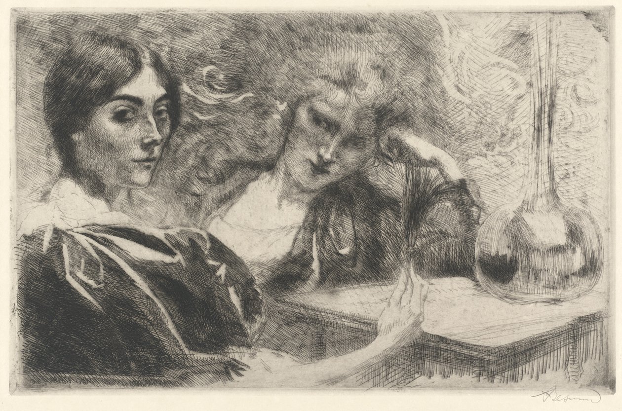 Morfinmissbrukare (Morphinomanes) av Albert Besnard