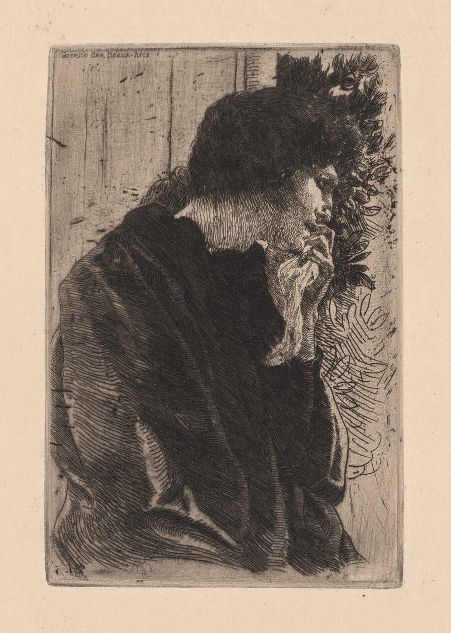 Sorgen, 1887. av Paul Albert Besnard