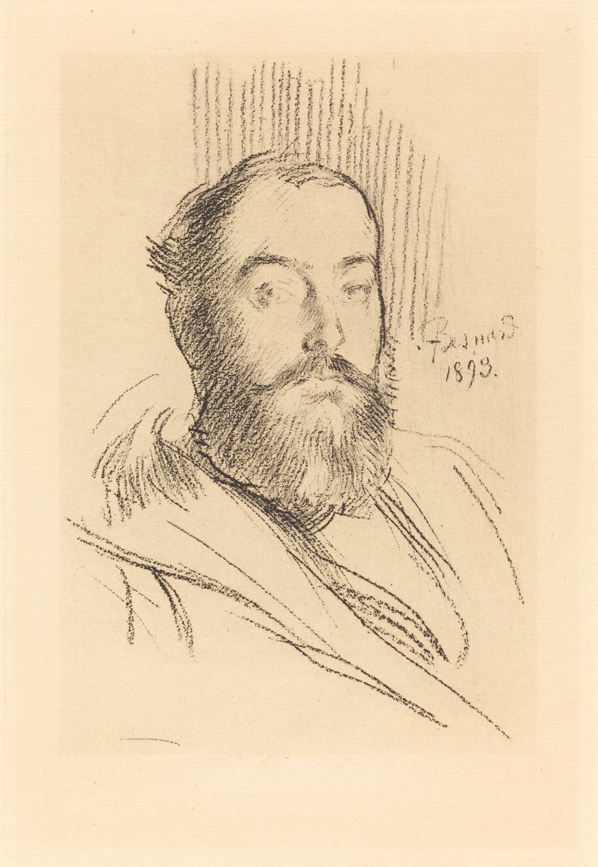 Självporträtt av Albert Besnard