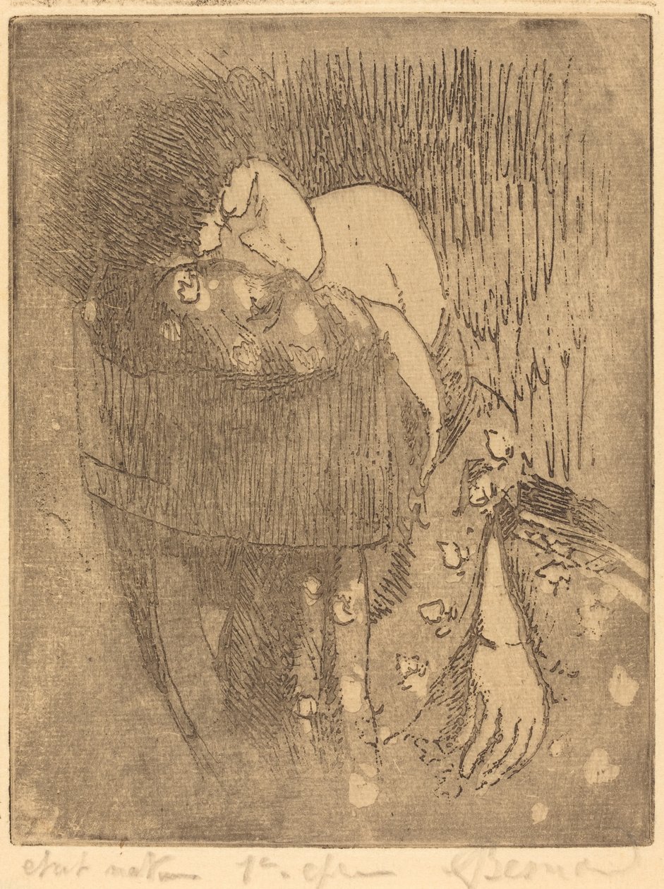Sorg (kagris) av Albert Besnard