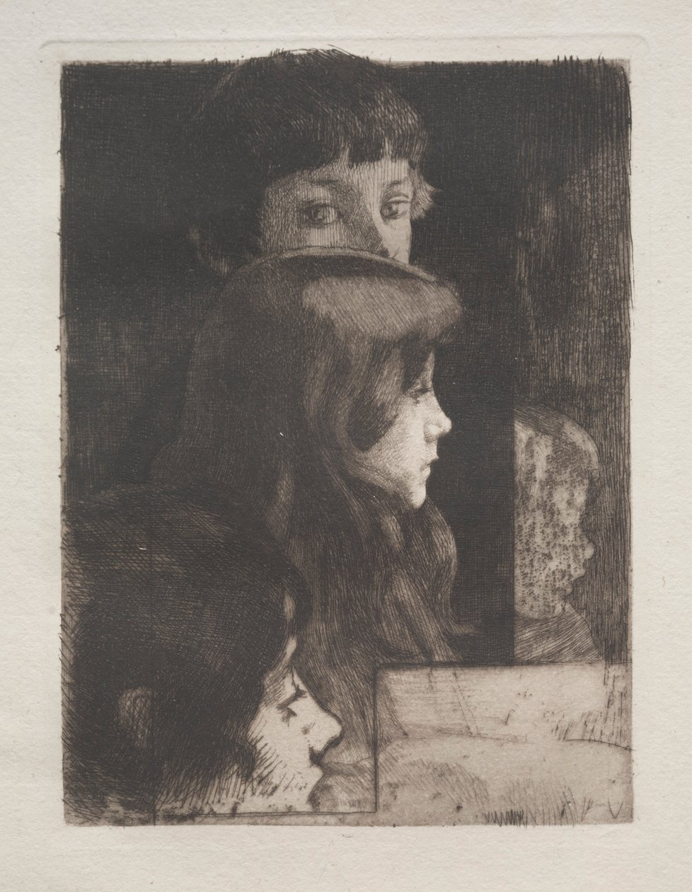 Study of Heads, 1899. av Paul Albert Besnard