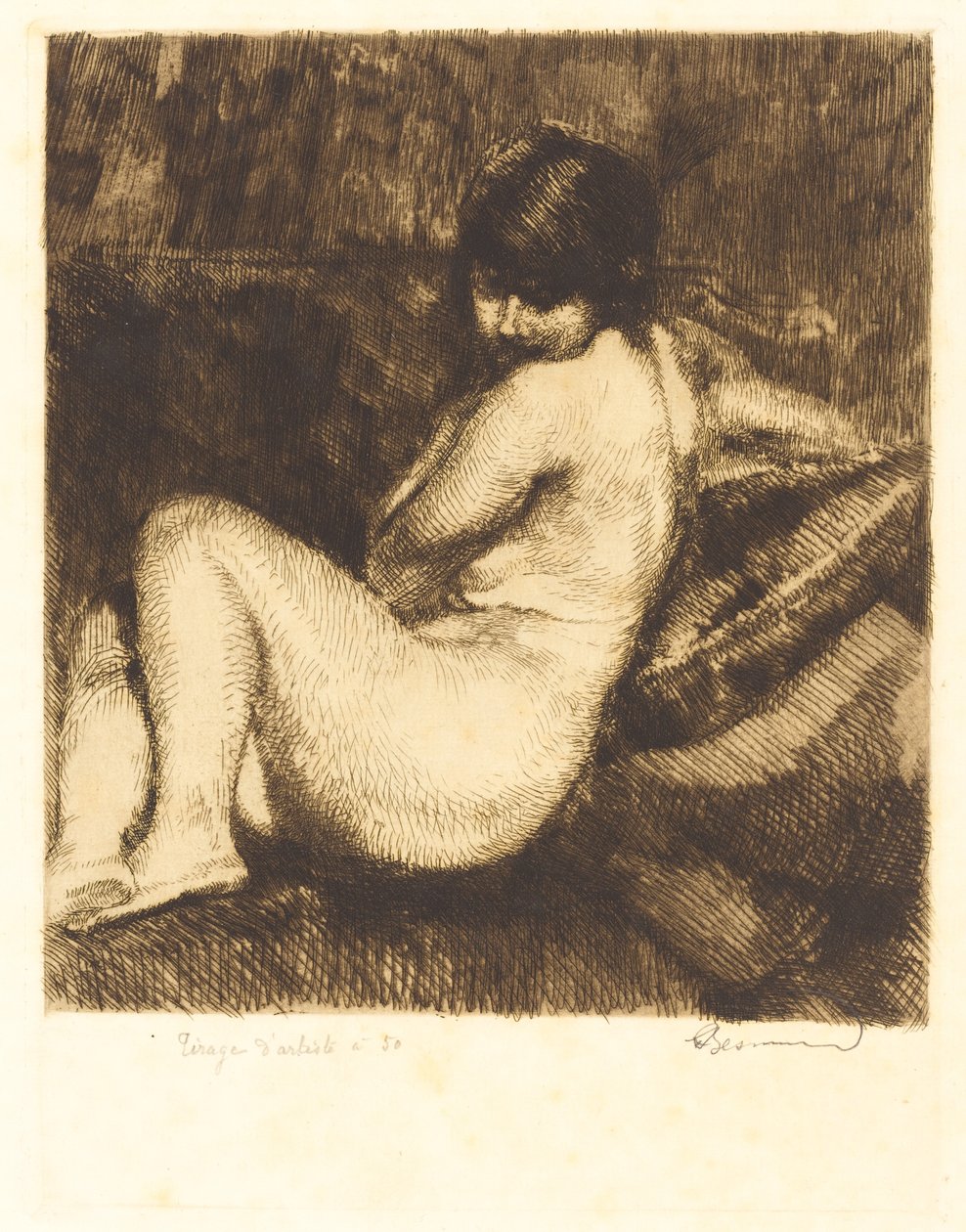Den befjädrade turbanen av Albert Besnard