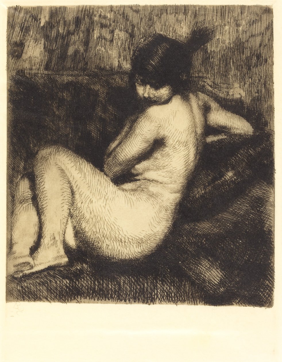 Den befjädrade turbanen av Albert Besnard