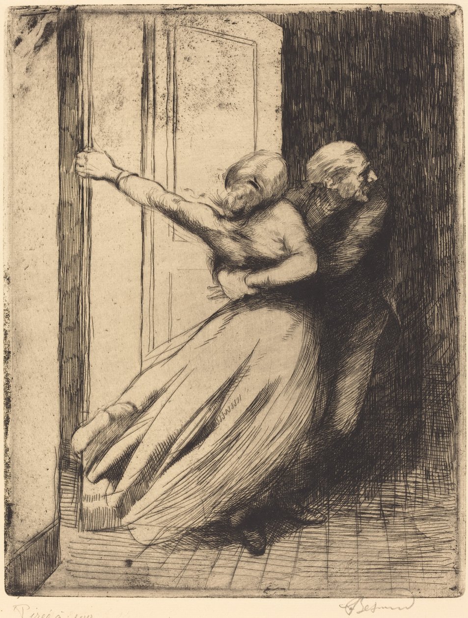 Våldtekten (Le Viol) av Albert Besnard