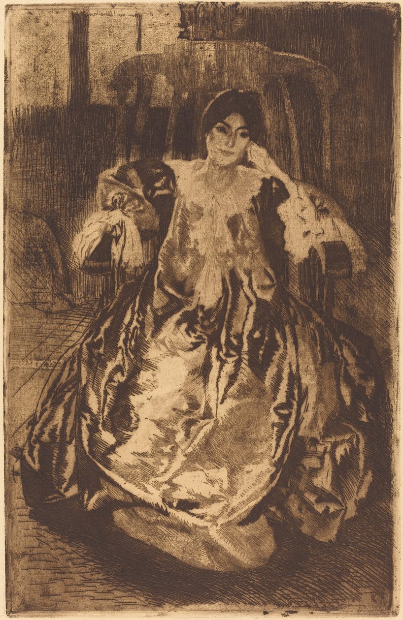 Sidenklänningen av Albert Besnard