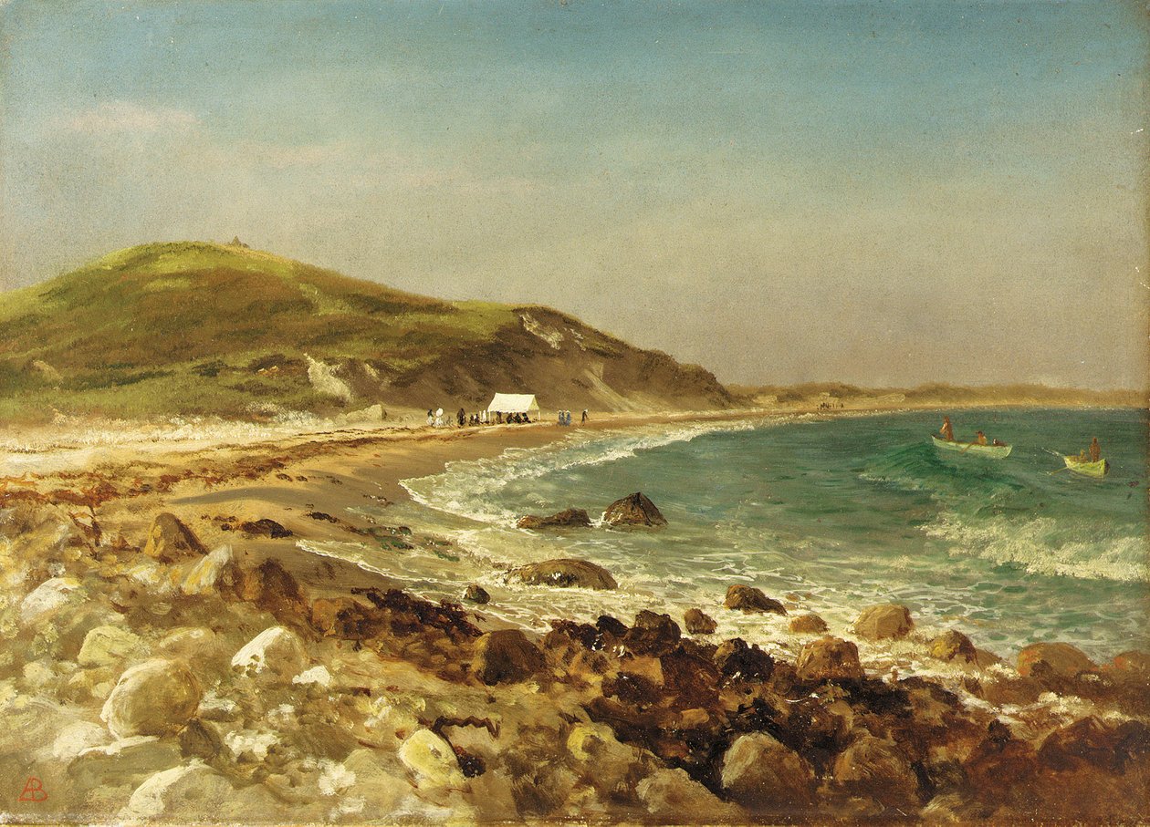 Kustscen av Albert Bierstadt
