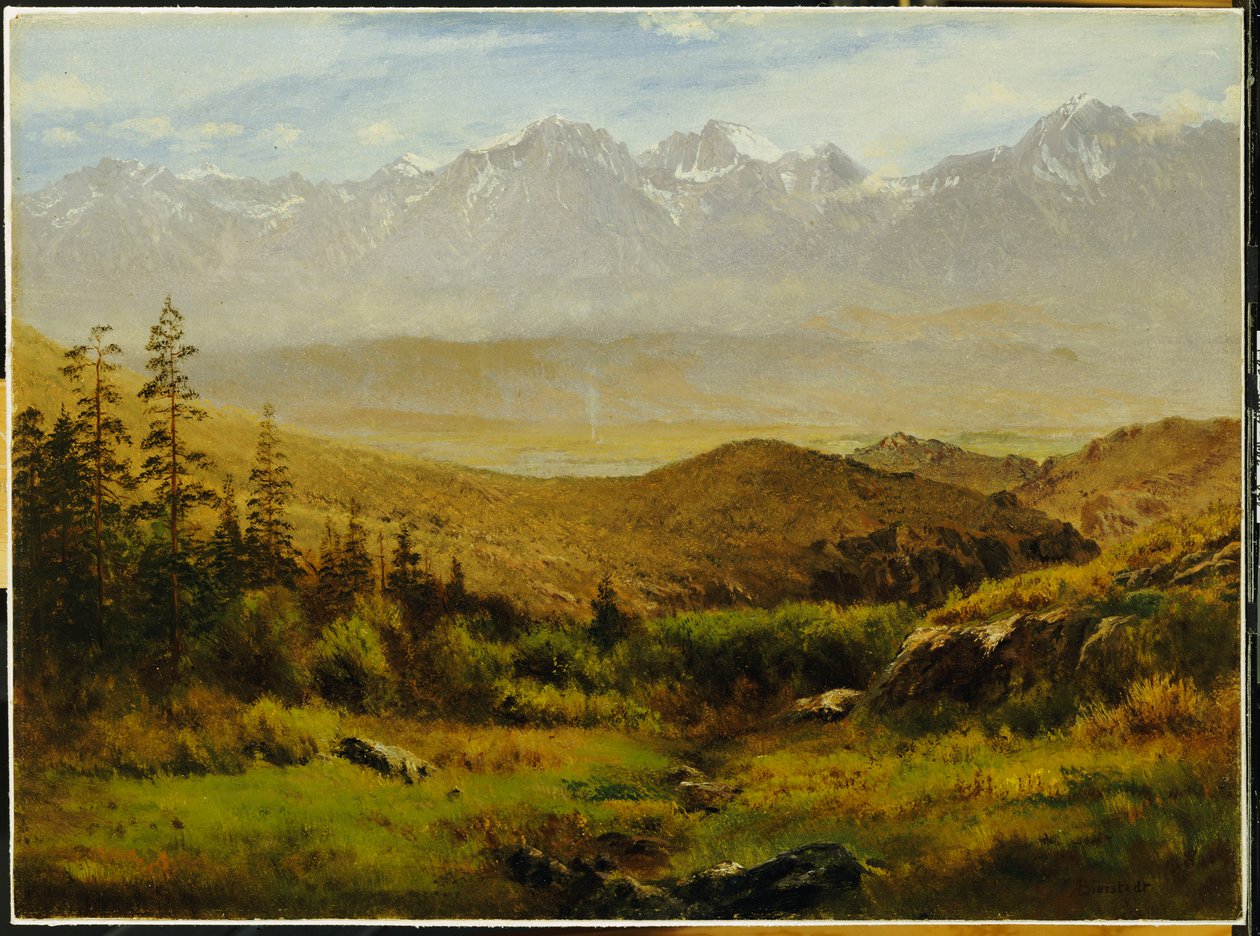 I Foothills of the Rockies av Albert Bierstadt