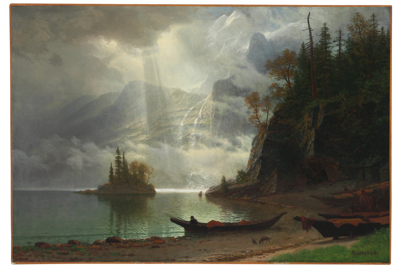 Ö i sjön av Albert Bierstadt