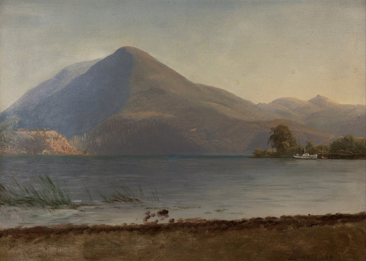 På Hudsonfloden av Albert Bierstadt