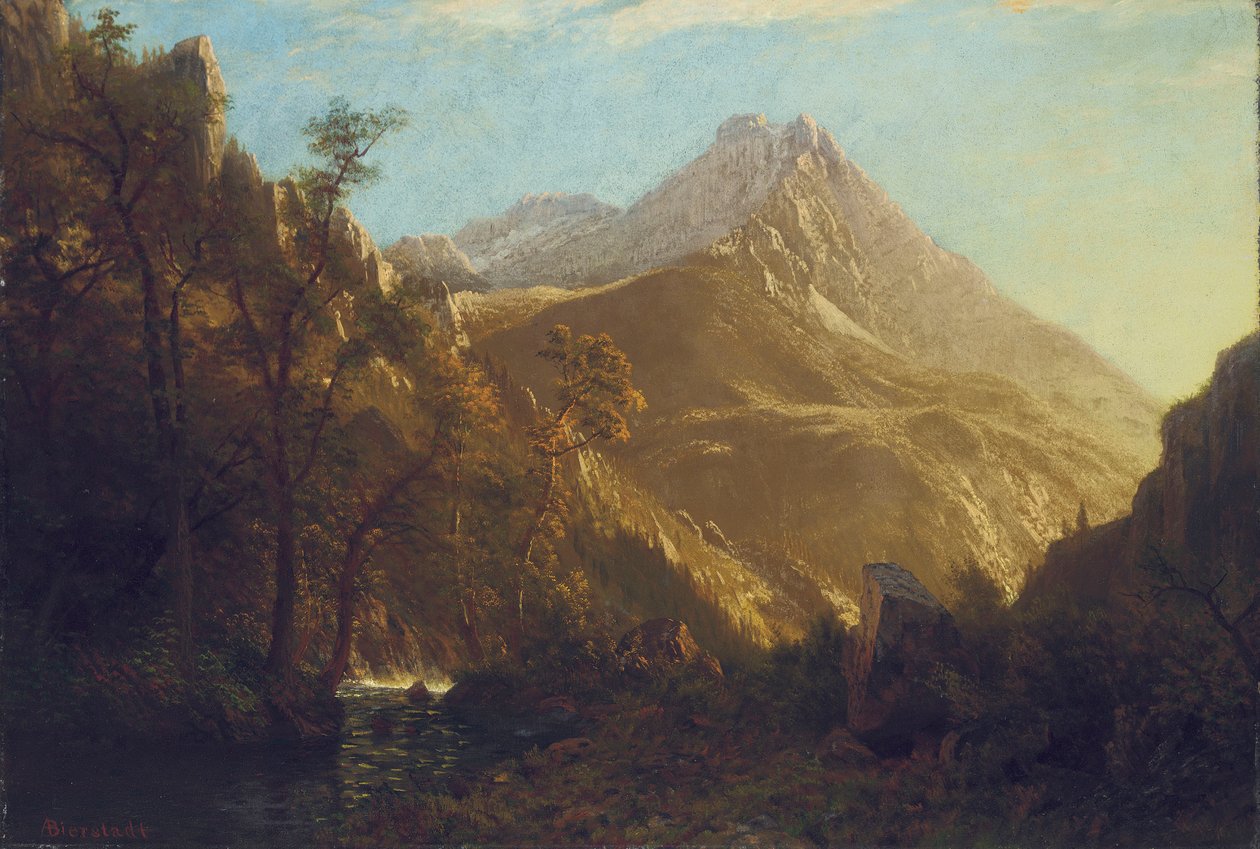 Wasatch bergen av Albert Bierstadt