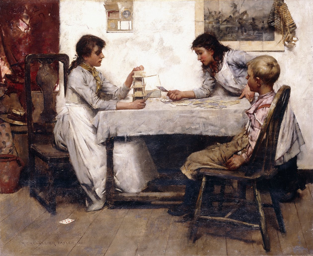 Korthuset, 1888 av Albert Chevallier Tayler
