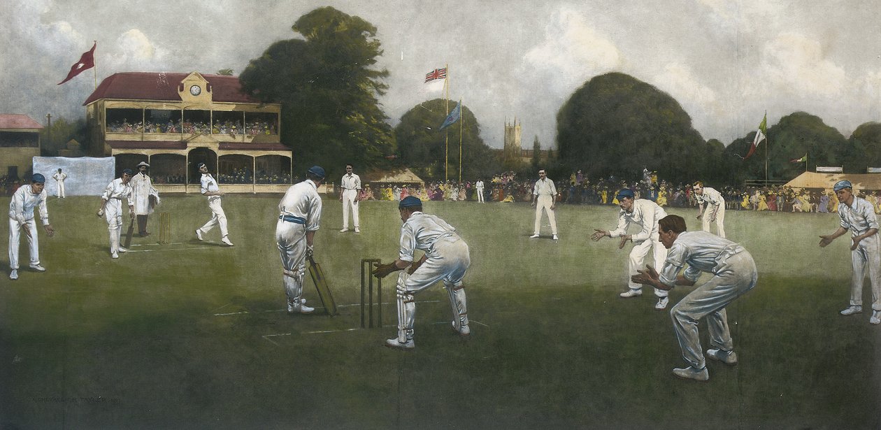 Kent Eleven Champions, 1906 av Albert Chevallier Tayler