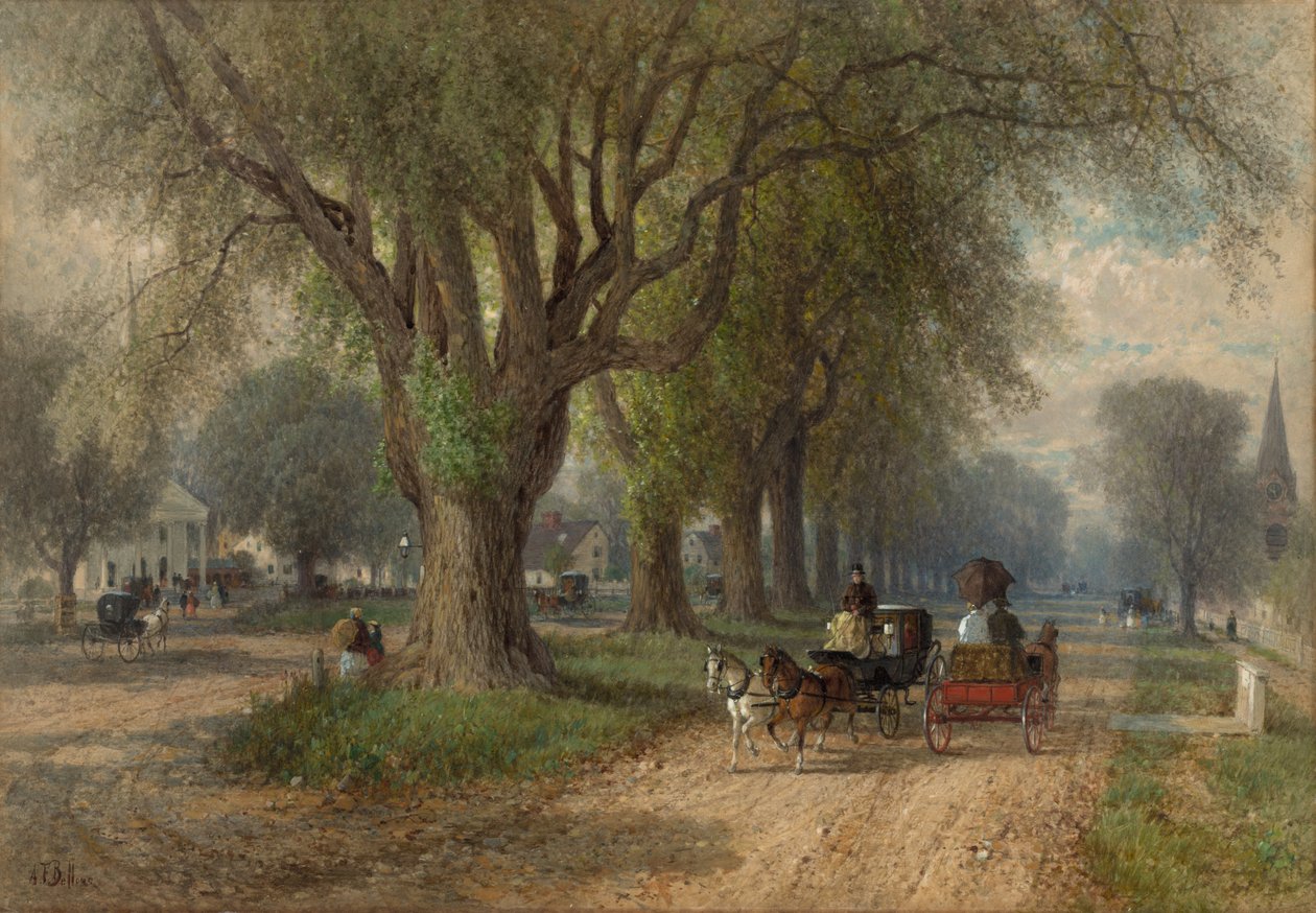 Söndag i New England av Albert Fitch Bellows