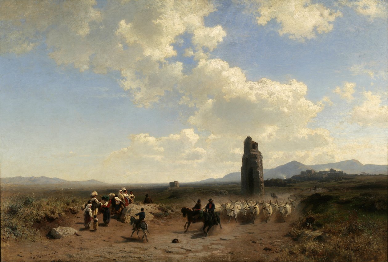 Den romerska Campagna av Albert Flamm