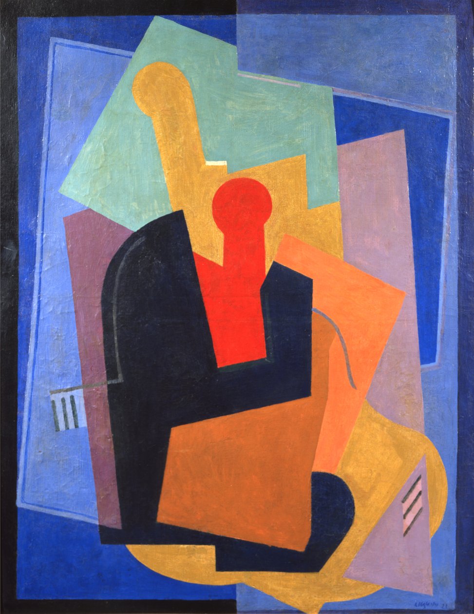 Komposition med två karaktärer av Albert Gleizes