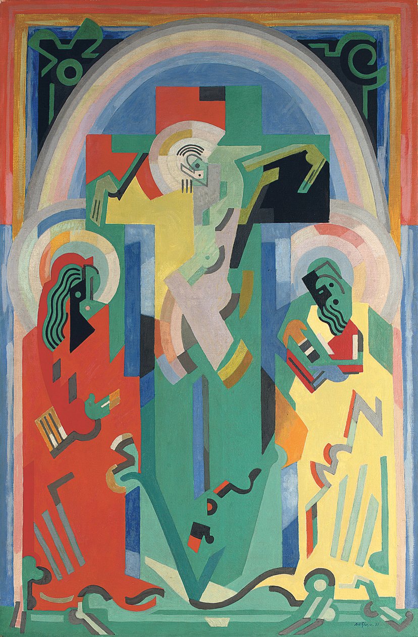 Korsfästelse, ca 1935 (olja på duk) av Albert Gleizes
