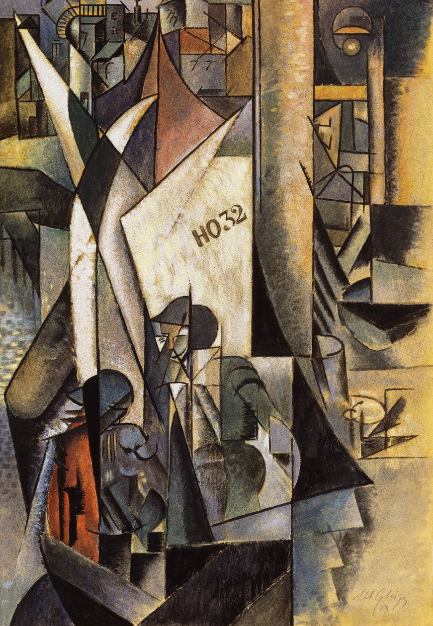 Fiskebåtar; Les Bateaux de Peche av Albert Gleizes