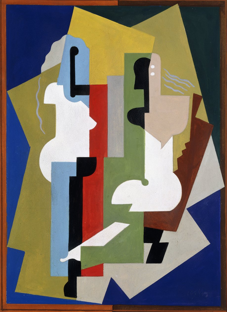 Två nakenstudier av Albert Gleizes