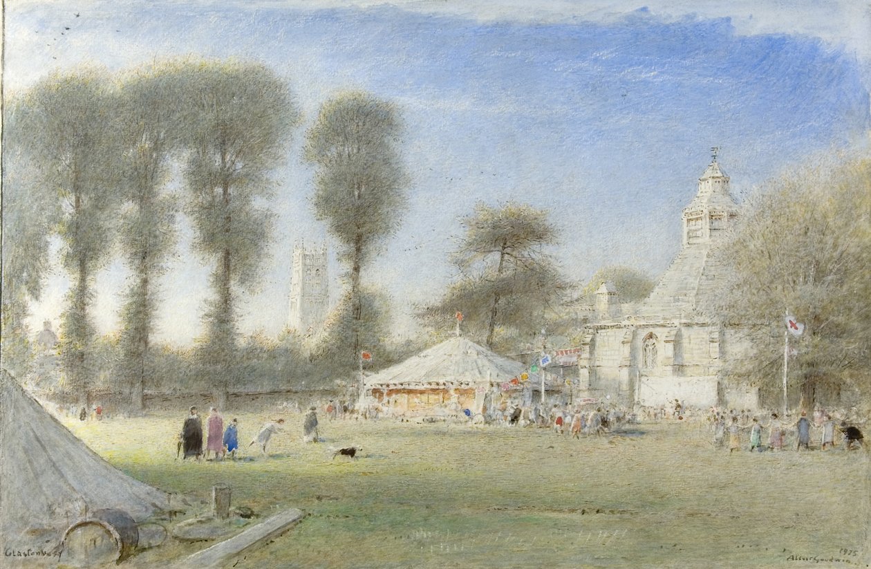 Glastonbury av Albert Goodwin