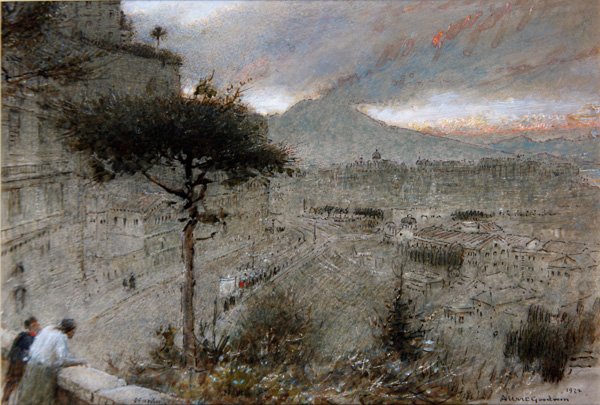 Neapel av Albert Goodwin