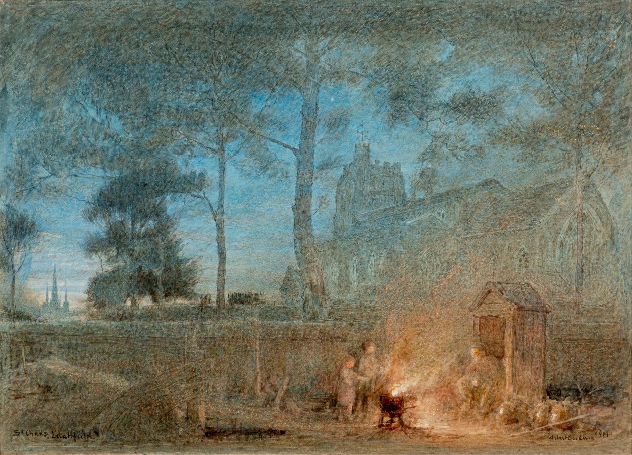 St Chads, Lichfield av Albert Goodwin