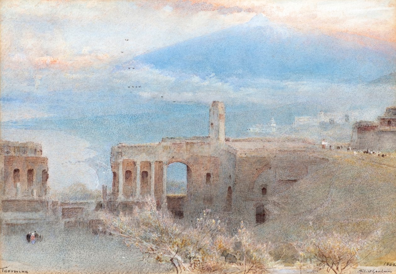 Taormina av Albert Goodwin