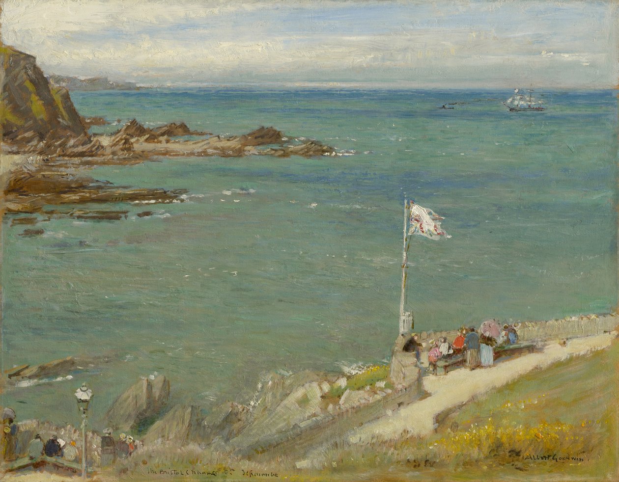 Bristol Channel från Ilfracombe, 1890-talet av Albert Goodwin