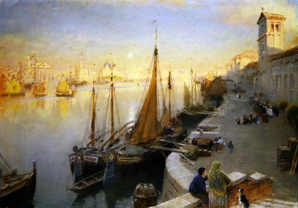 Venedig av Albert Goodwin