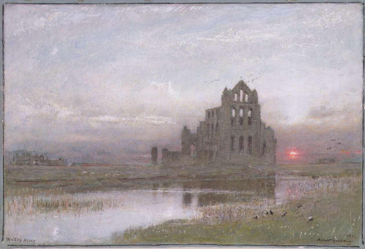 Whitby Abbey av Albert Goodwin