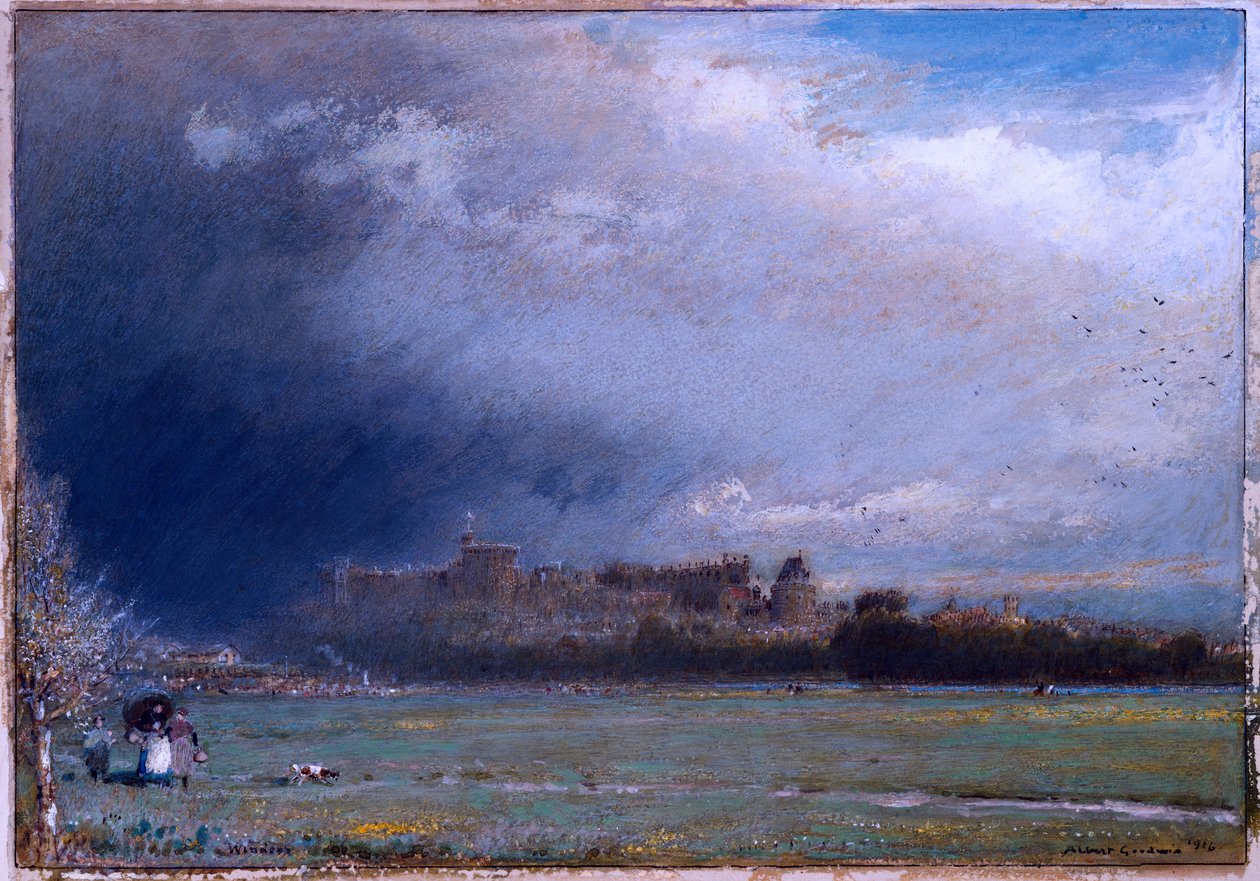 Windsor, 1916 av Albert Goodwin