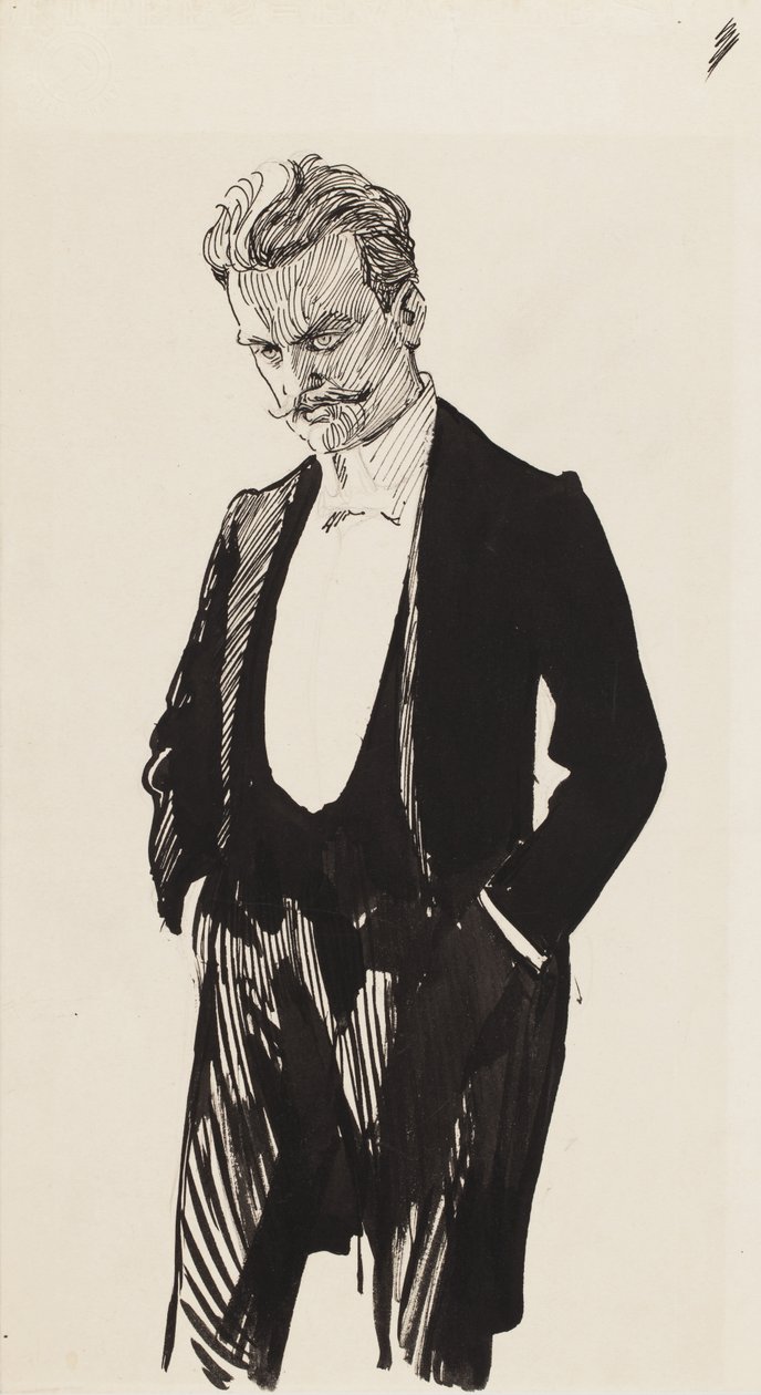 Jean Sibelius av Albert Gustaf Aristides Edelfelt