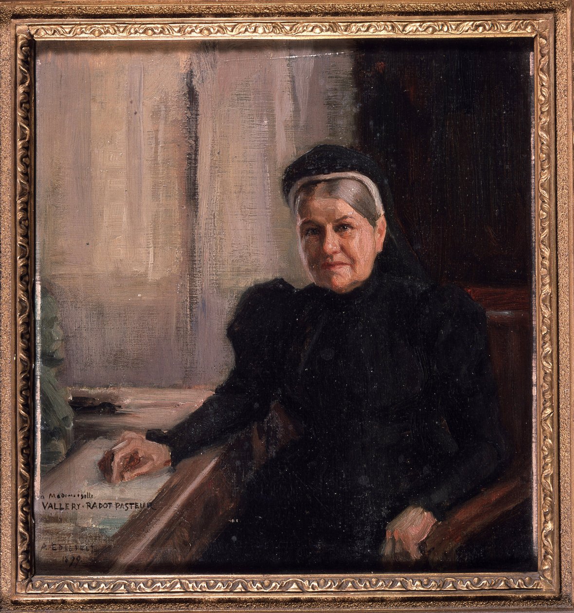 Madame Pasteur - av Edelfelt av Albert Gustaf Aristides Edelfelt