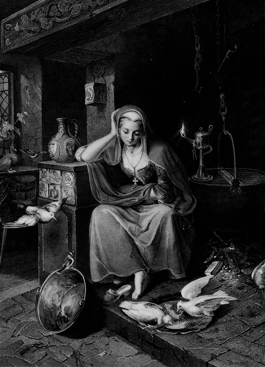 Askungen, c1850. av Albert Henry Payne