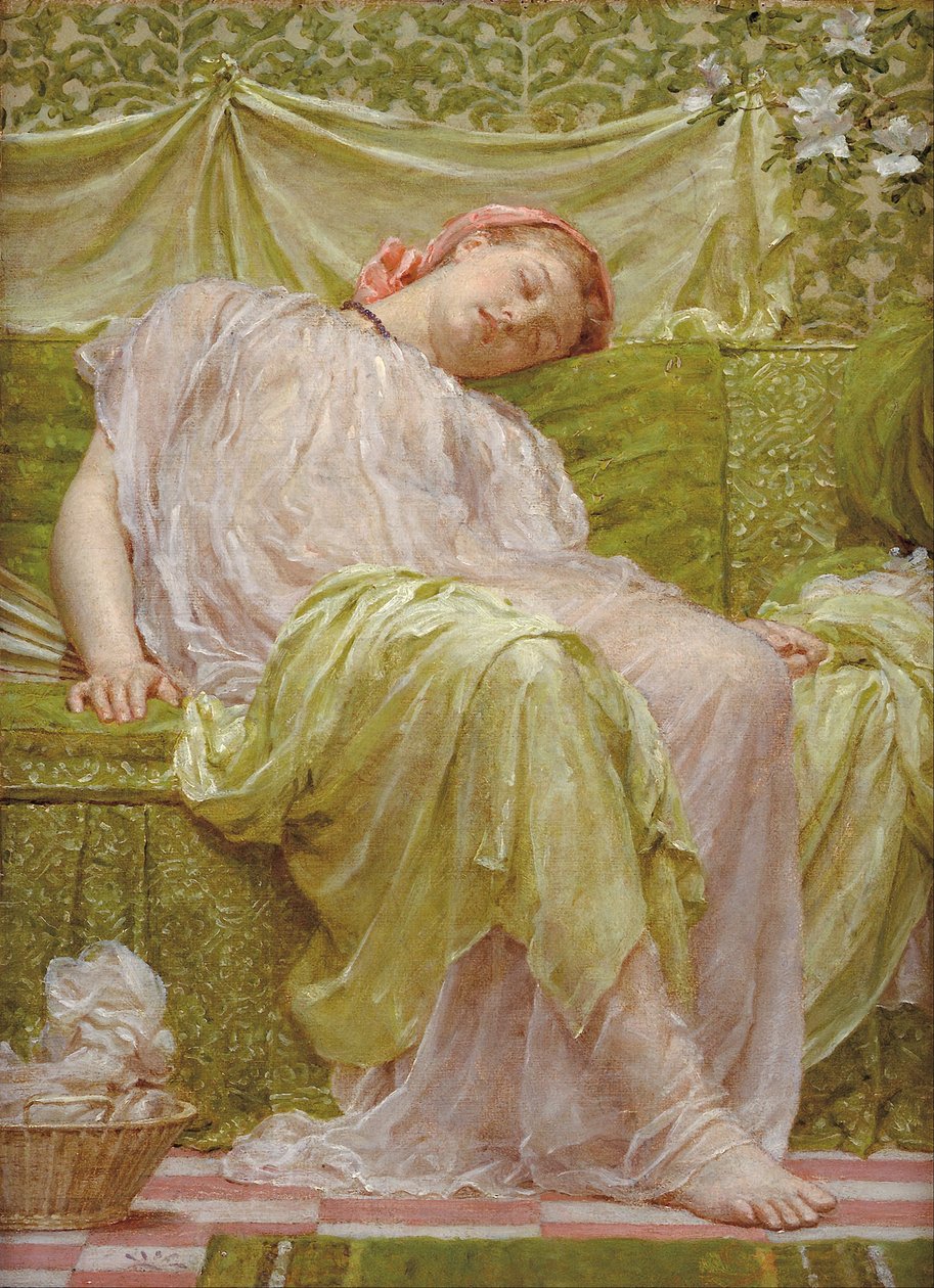 En arbetskorg av Albert Joseph Moore
