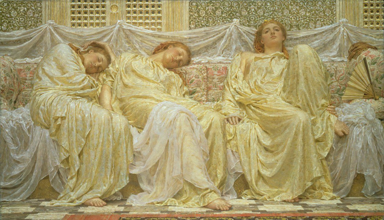 Drömmare, 1882. av Albert Joseph Moore