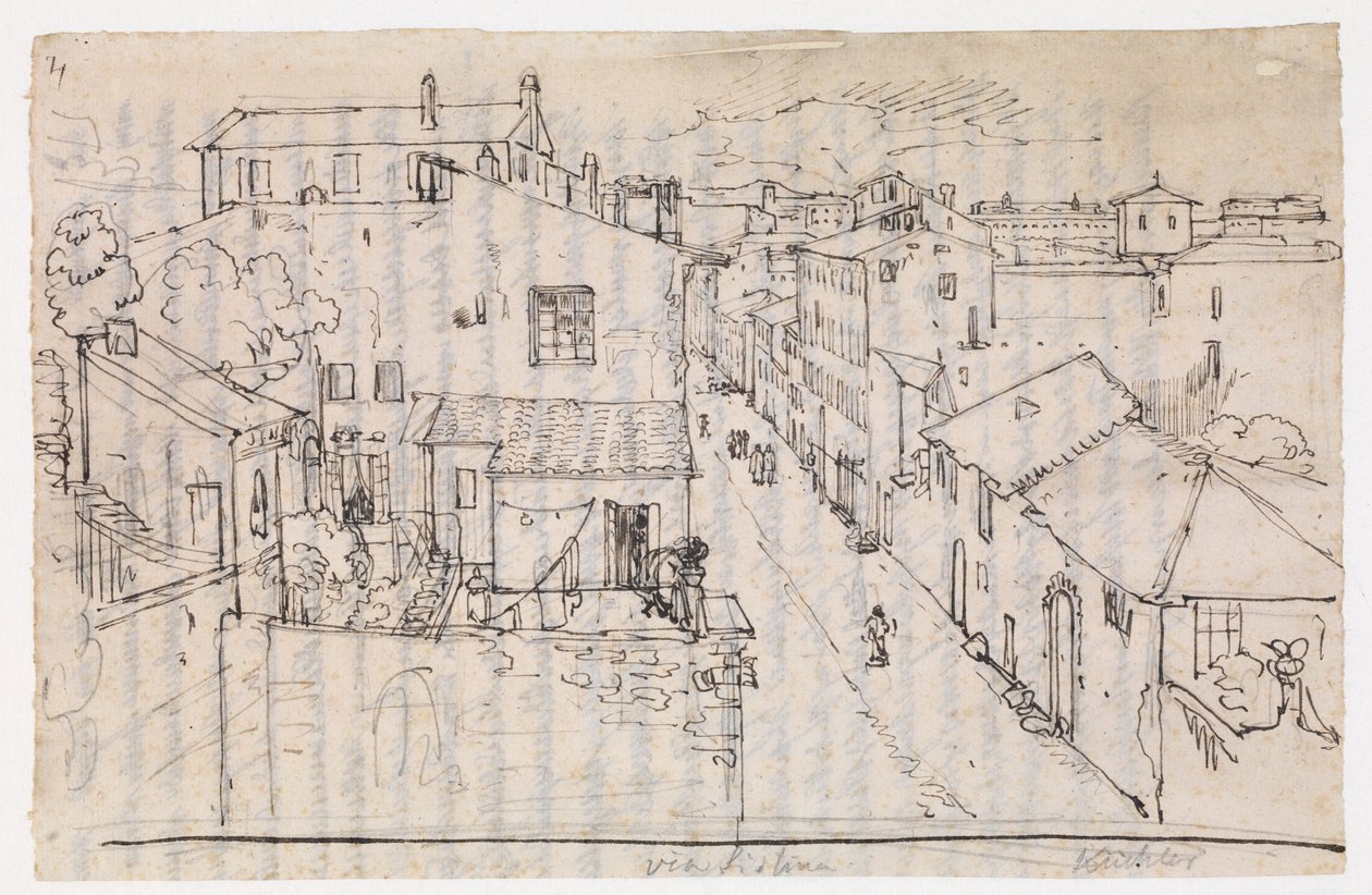 Rom, via Sistina av Albert Küchler
