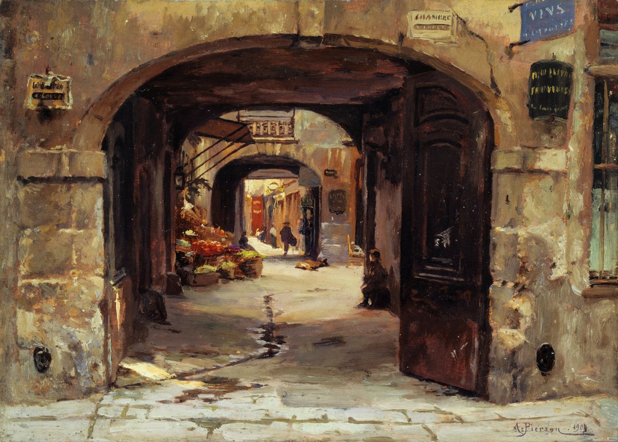 Le Passage des Singes av Albert Leopold Pierson