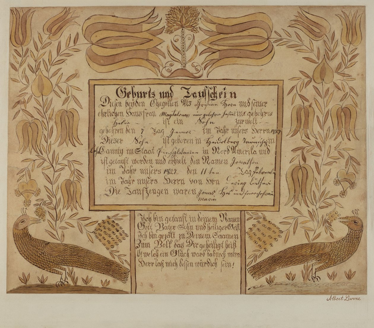 Fraktur av Albert Levone