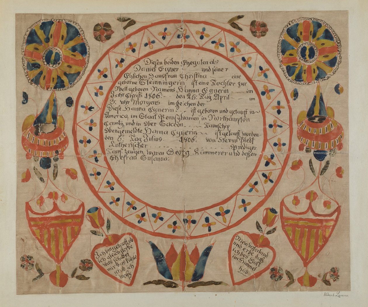 Pa. tysk fraktur av Albert Levone