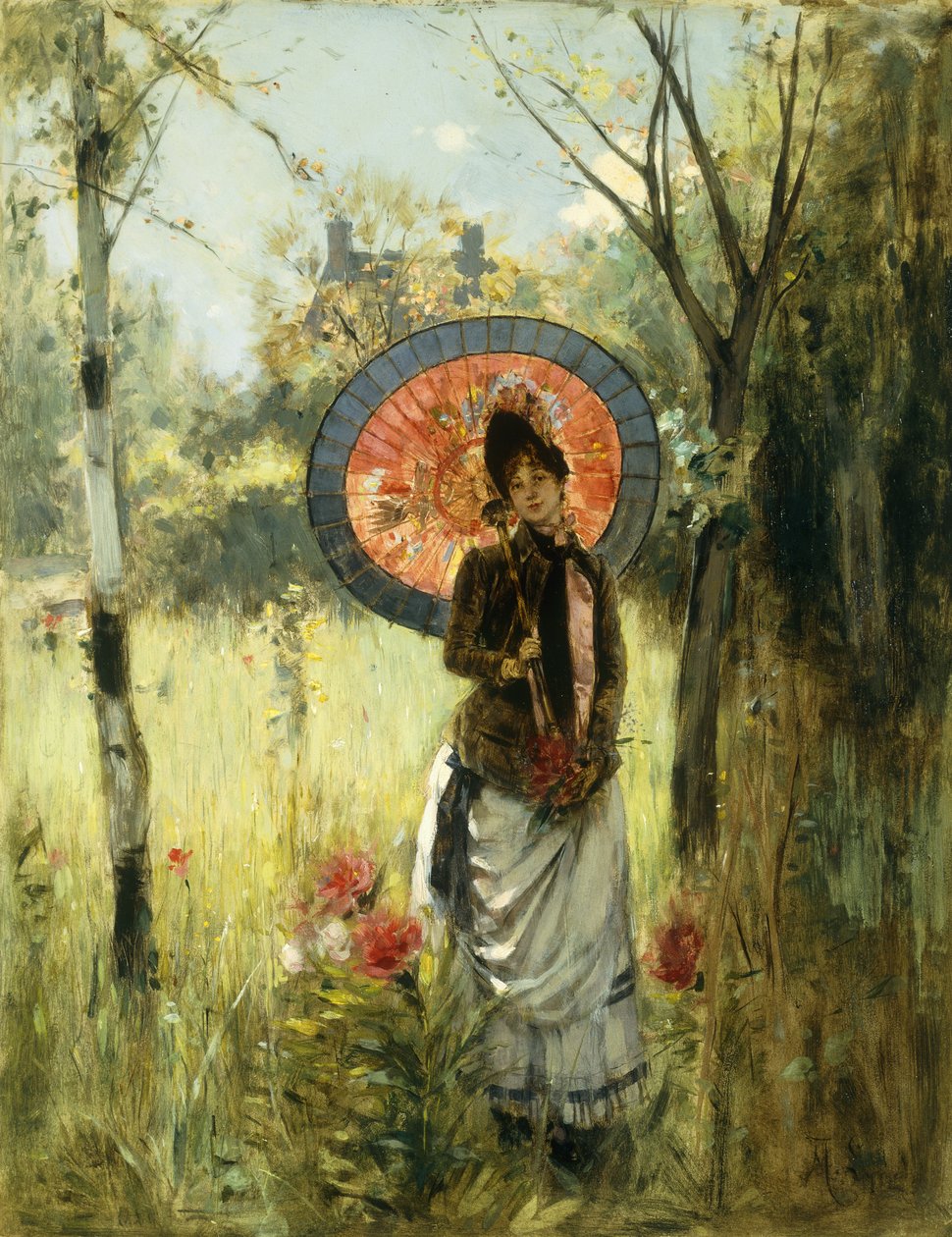 En sommarpromenad av Albert Lynch