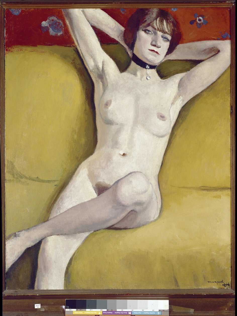 Naken i soffan av Albert Marquet