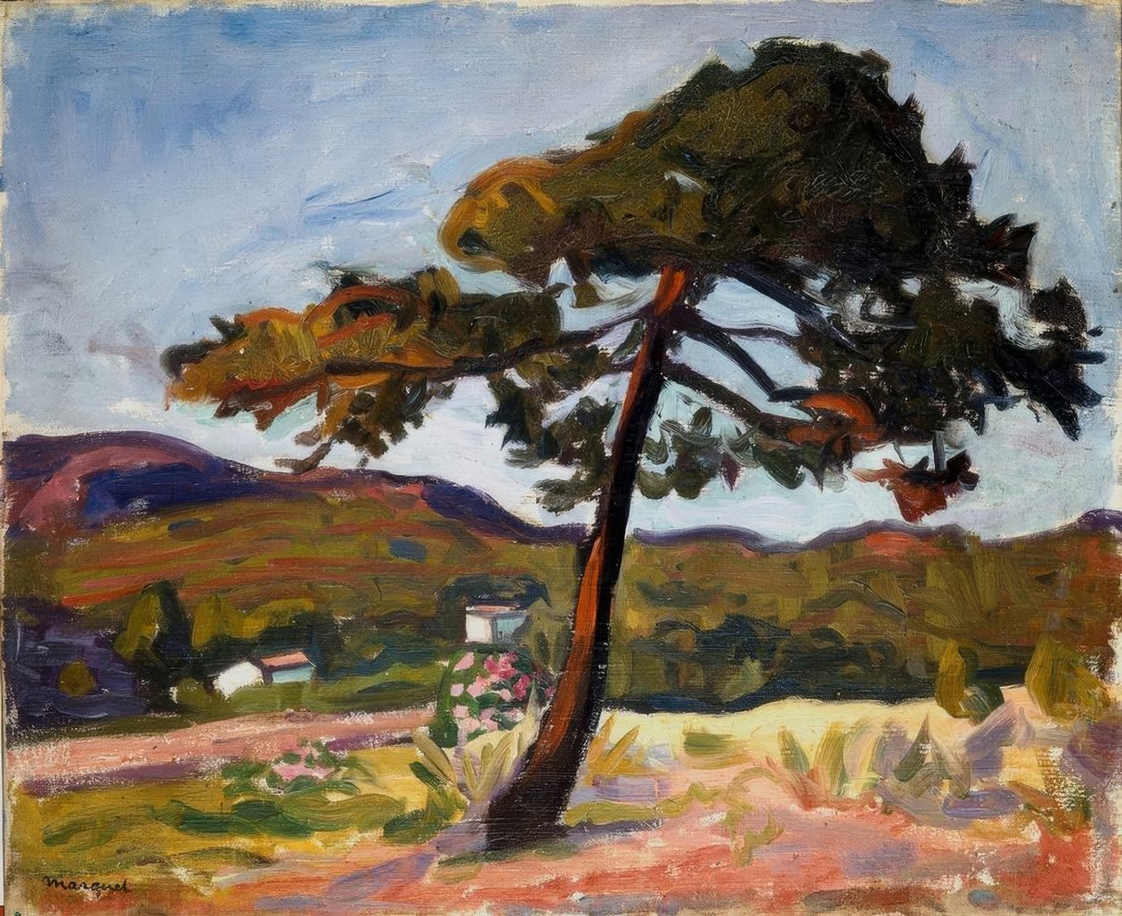 Tall i St. Tropez av Albert Marquet