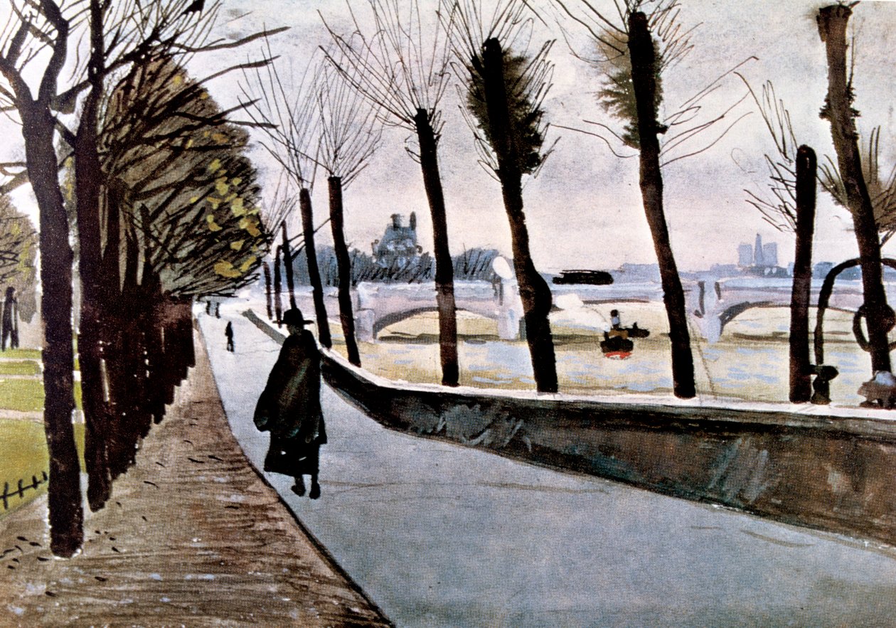 Quai du Louvren, sommaren 1906 av Albert Marquet